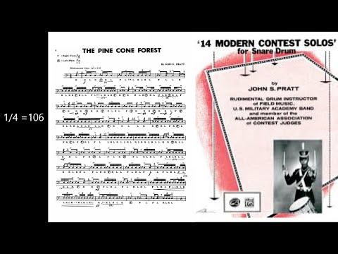 The Pine Cone Forest by John Pratt -Rudimental Play Along with Rick Series
