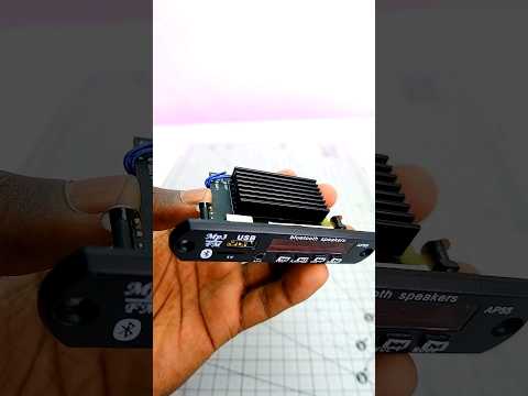 🤩50w + 50w Class D Amplifier Board Sound Testing... #shorts