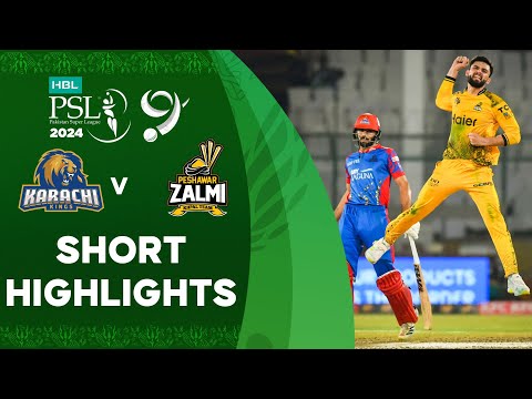 Short Highlights | Karachi Kings vs Peshawar Zalmi | Match 29 | HBL PSL 9 | M1Z2U