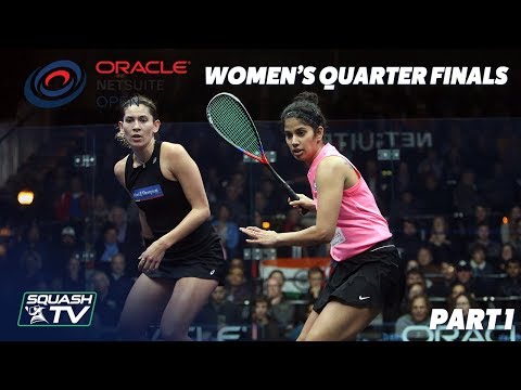 Squash: Oracle NetSuite Open 2019 - Women's Quarter Finals [P1]