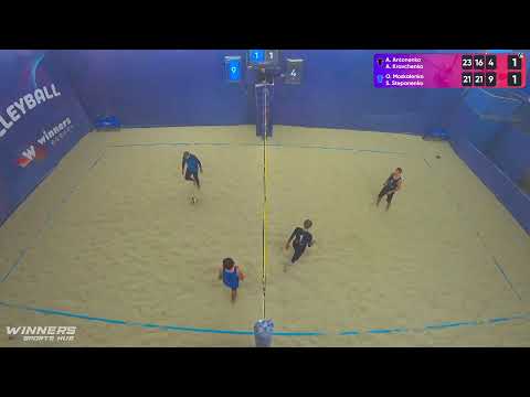18:40A. Antonenko / A. Kravchenko -O. Moskalenko / S. Stepanenko 24.11.2022|Winners Beach Volleyball