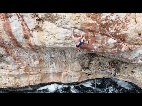 Afroman - 7b DWS, Psicobloc - Cova del diablo, Mallorca