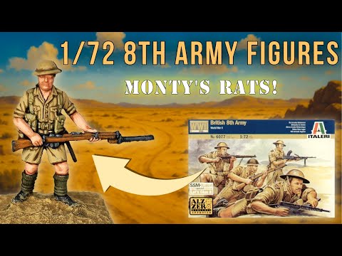 1/72 Italeri British 8th Army | Painting Guide | Toy Soldiers