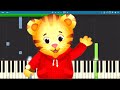 Daniel Tiger Theme Song - Piano Tutorial