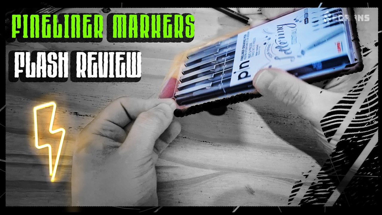 💥 Uni Pin Fineliner FLASH REVIEW! 🔥 Are the UNI Pin hand lettering essentials from Uni the BEST?