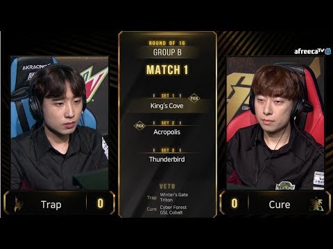 [2019 GSL S3] Ro.16 Group B Match1 Trap vs Cure