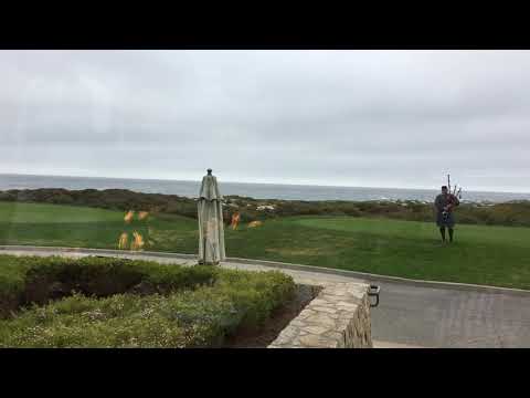 The Bagpiper at Spanish Bay