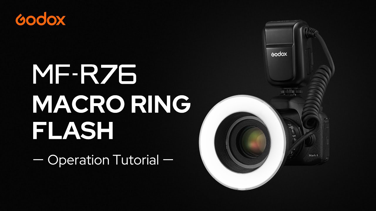 Godox MF-R76N TTL Makro Ringblits for Nikon