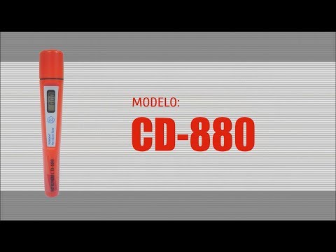 CONDUTIVÍMETRO DIGITAL PORTÁTIL Mod. CD-880 da INSTRUTHERM