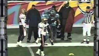 About 12 people actually cared about the XFL and of those 12, it looks like two of them were mental health advocates ticked off about the Memphis Maniax’s team name.




"The name and logo of the Memphis Maniax is demeaning to the 54 million Americans and their families who are affected by mental illness each year," Michael M. Faenza, the president of the National Mental Health Association told the AP.




Here are the logos, which are still available as desktop wallpapers on the team’s site.




Yeah, don’t see why that could be problematic. The logo on the right looks like a caricature of an extra from “Breaking Bad,” which is not exactly a look you want on the side of a team’s helmet.




 

