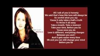 Chely Wright - Before You Lie ( + lyrics 1997)