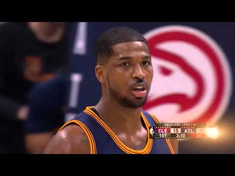 NBA, playoff 2015, Hawks vs. Cavaliers, Round 3, Game 2, Move 9, Tristan Thompson, rebound