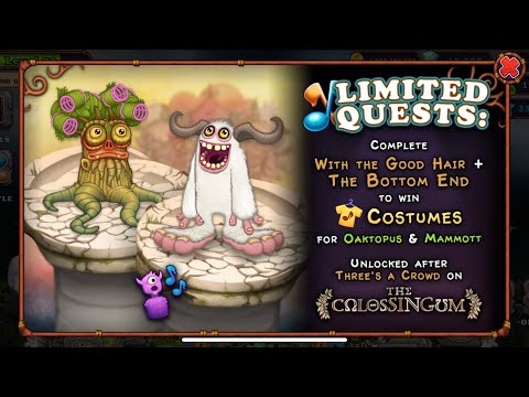 New Colossingum Quests! With The Good Hair + The Bottom Ends