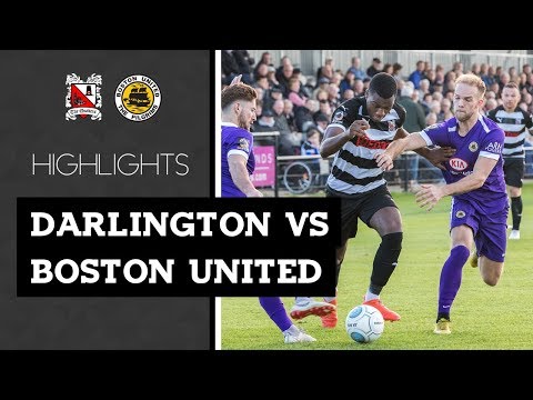 Darlington 1-0 Boston United - Vanarama National League North - 2018/19