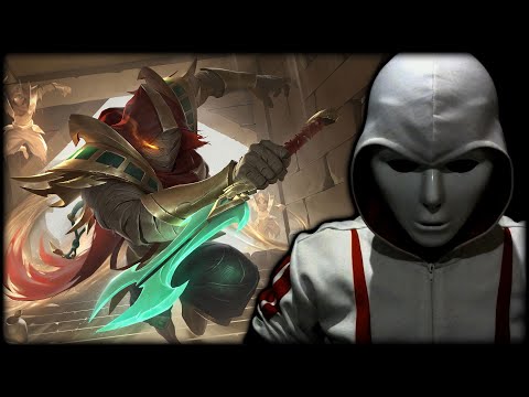Jhin with a dagger.