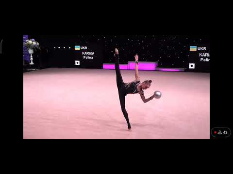 Polina KARIKA UKRAINE - BALL Final - Miss Valentine GRAND PRIX TARTU 2023