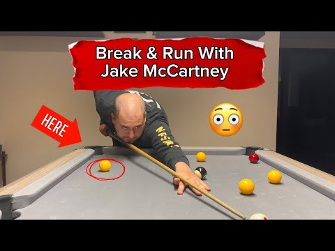 Break & Run With Jake McCartney | 8 Ball | Michael Scerri