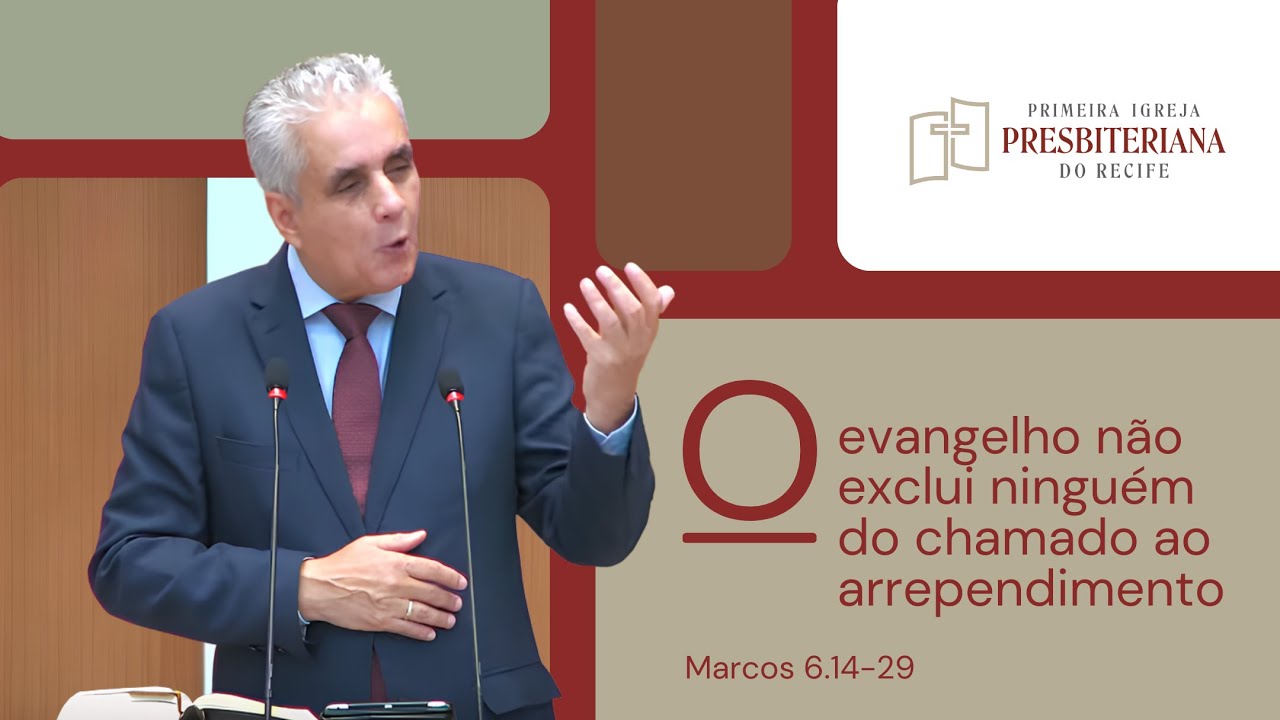 Rev. Lutero Rocha | O evangelho não exclui ninguém do chamado - Mc 6.14-29 | 29/12/2024 Culto Manhã
