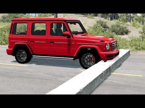 Reverse Cars vs Ledge – BeamNG.Drive #2