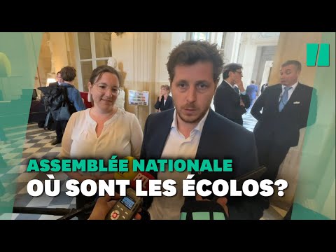 Où sont les écolos? "On fait le choix de ne pas organiser le chahut dans l'Assemblée"
