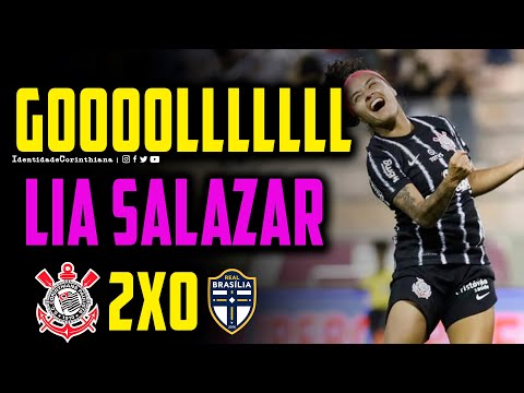 É DELA FIEL! GOL DA LIA SALAZAR - CORINTHIANS 2X0 REAL BRASÍLIA - SUPERCOPA FEMININA