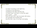 Warren Zevon - Traveling in the Lightning Lyrics