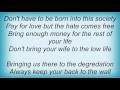 Sting - Low Life Lyrics