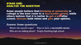 Discuss Both Views , Give Opinion - University or job for career success