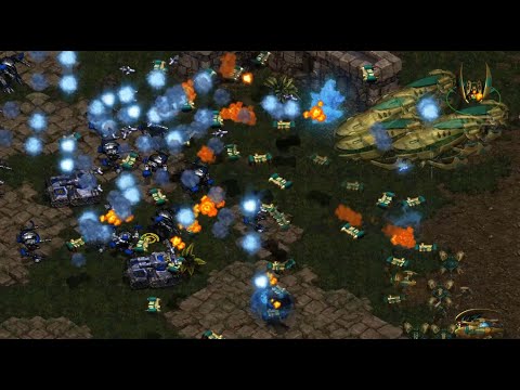 Ample (T) v Shuttle (P) on Fighting Spirit - StarCraft - Brood War REMASTERED