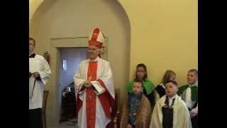 preview picture of video 'podziękowanie Ks. Biskupowi na koniec Mszy św.'