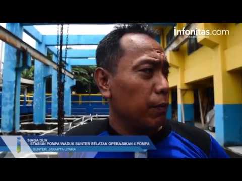 Siaga Dua, Stasiun Pompa Waduk Sunter Selatan Operasikan 4 Pompa Siaga Dua, Stasiun Pompa Waduk Sunter Selatan Operasikan 4 Pompa