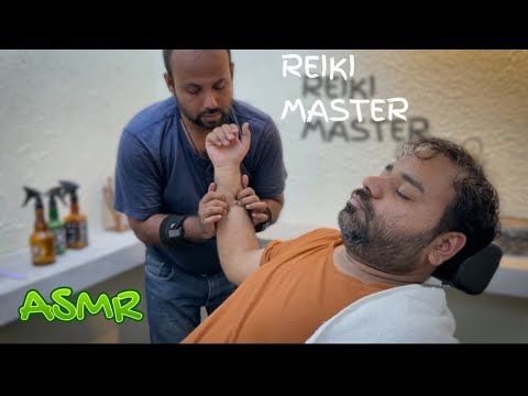 ASMR Head & Forehead Massage 💆‍♀️ By ReikiMaster #VD-37 #indianbarber#insomnia#anxiety