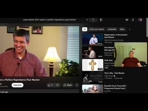 Re: Don't Expect a Perfect Repentance Paul Washer