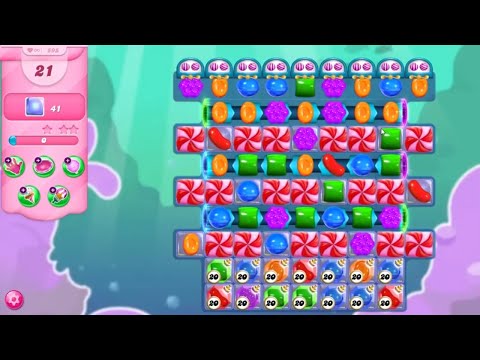 Candy Crush Saga LEVEL 595 NO BOOSTERS (OLD VERSION with Countdown Crystals)