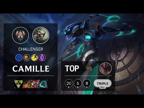 Camille Top vs Malphite - EUW Challenger Patch 10.13