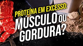 O QUE ACONTECE QUANDO COMO MUITA PROTEÍNA? | Vira Músculo ou gordura?