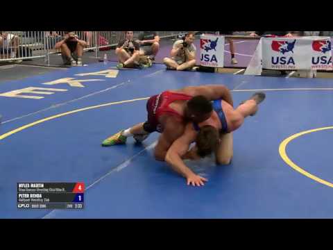 86 Finals - Myles Martin (Titan Mercury WC/Ohio Regional Training Center) vs. Peter Renda (Wolfpa...