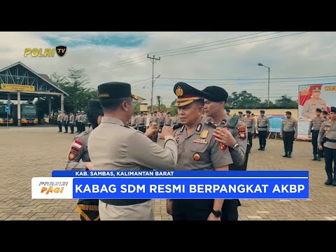 POLRES SAMBAS GELAR UPACARA KORPS RAPOR KENAIKAN PANGKAT PENGABDIAN