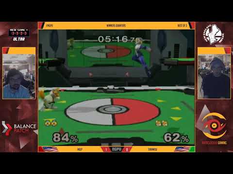 NGPU 53 SSBM - meep (Sheik) vs. HoG | Tiramisu (Fox) - Melee WQF