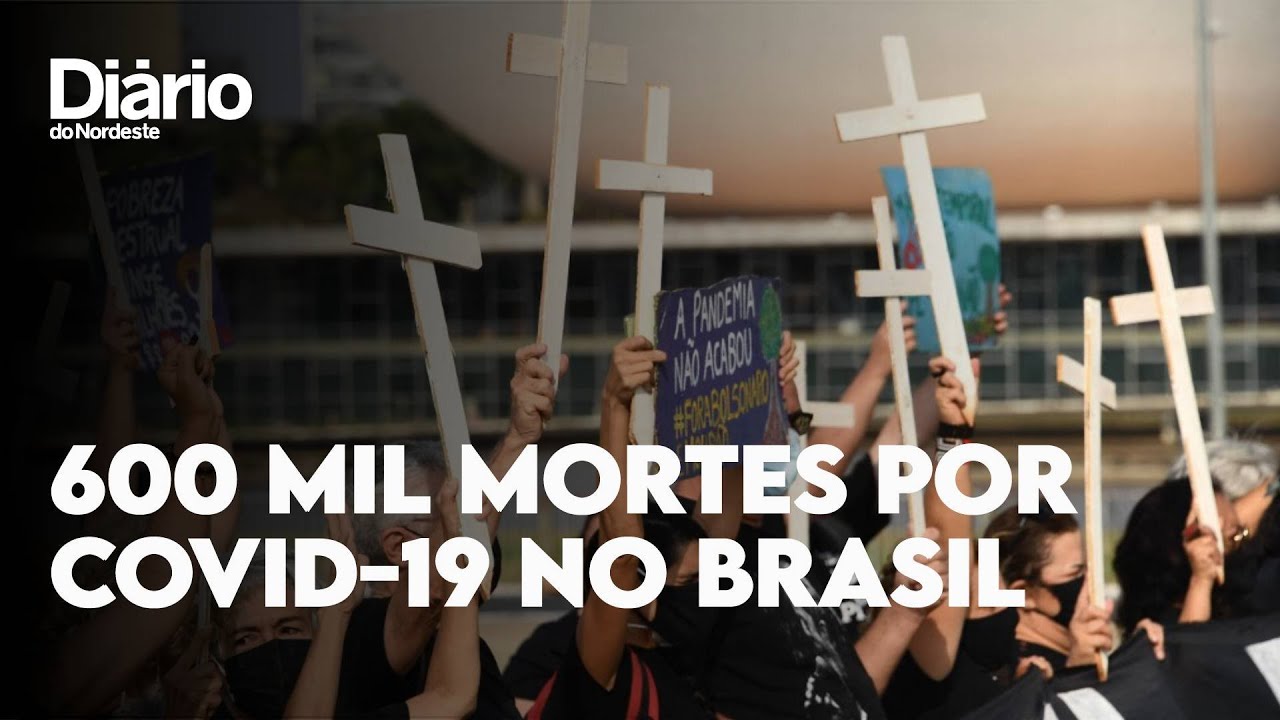 Imagem da notícia: VÍDEO: Atos em memória dos 600 mil mortos por Covid-19 no Brasil e protestos contra Bolsonaro