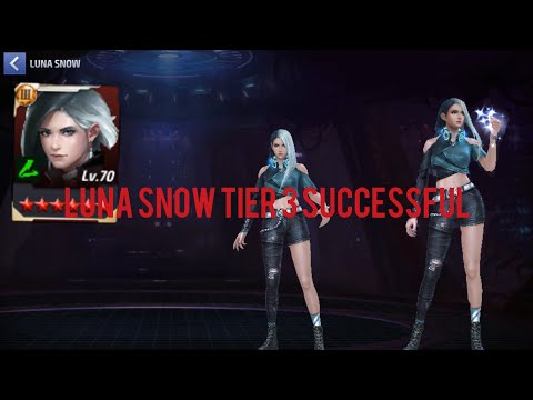 Luna snow Tier 3 successful😎😍😍