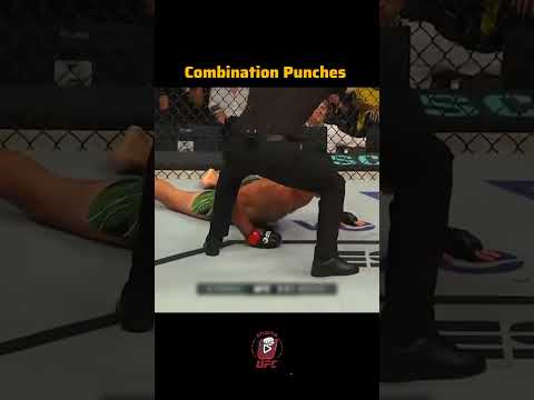 combination Punches 😳 #ufc #mma #aivide #knockout
