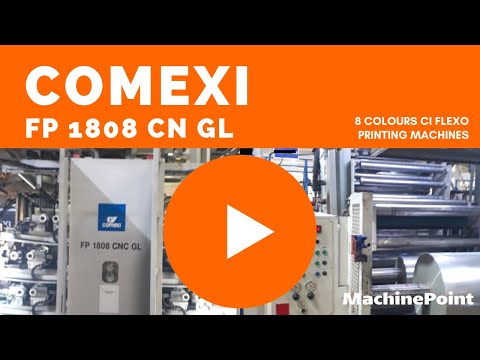 COMEXI  FP 1808 CN GL 8 Colours CI Flexo Printing Machines | COMEXI Machines