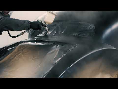 Electric Jaguar XK120 in paint at Lunaz Design