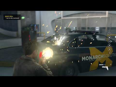 Quantum Break - Act 5 University parking garage, Monarch has to deal with 2 x Jack