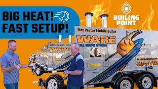 No Hot Water? We Can Deliver Millions of BTUs Fast. Mobile Hot Water Boiler Rental - Boiling Point