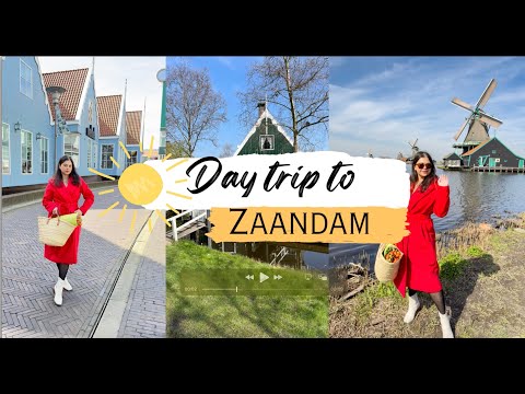 Zaandam and Zaanse schans windmill village - Don't miss this in Netherlands!
