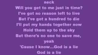 God Is A Lie - Wednesday 13 (lyrics)