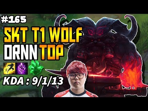 SKT T1 WOLF ORNN VS GANGPLANK TOP - KOREA CHALLENGER SEASON 8