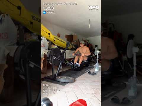 Concept2 2k max WODProof Andrea Panizza